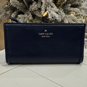 Kate Spade Midnight Blue Leather Wallet